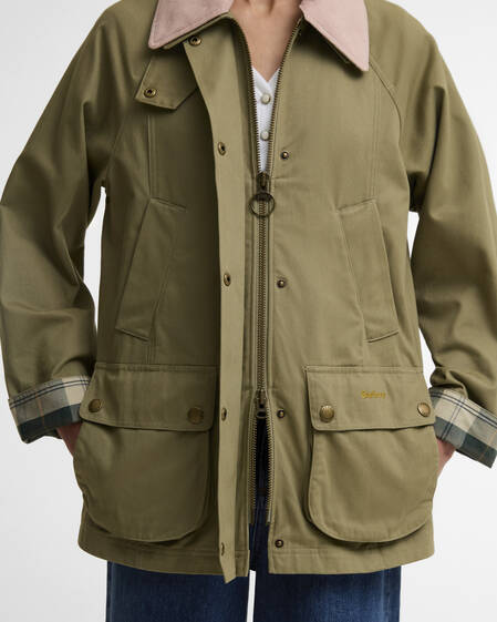 Freizeitjacke Modern Beadnell Bleached Olive/Ancient/Gardenia