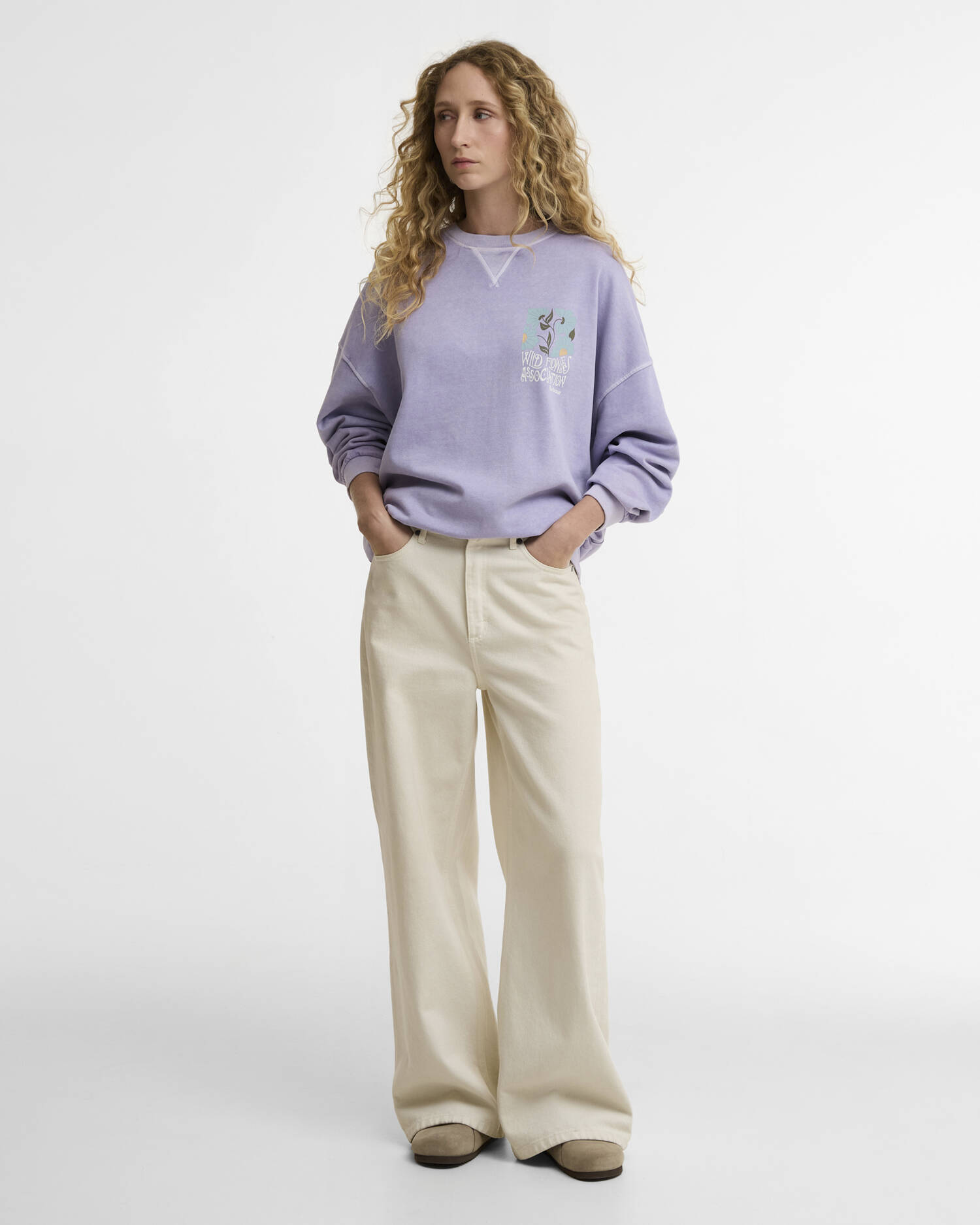 Selena Sweatshirt Heather Mist image number 1