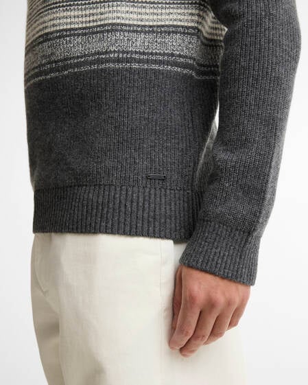 Monitor Crew Neck Jumper Asphalt