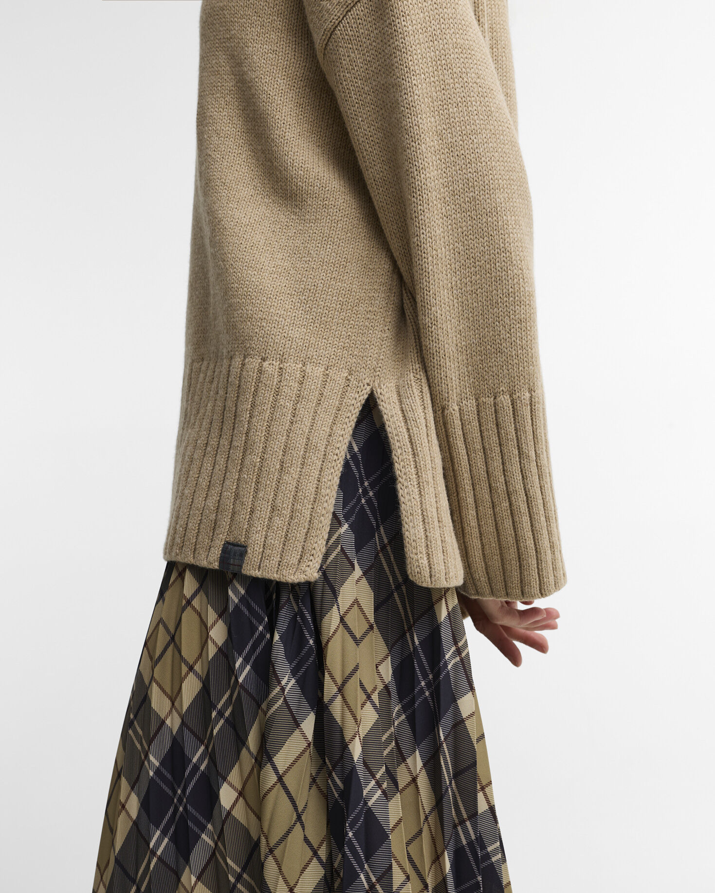 Gaia Crew Neck Jumper Warm Trench