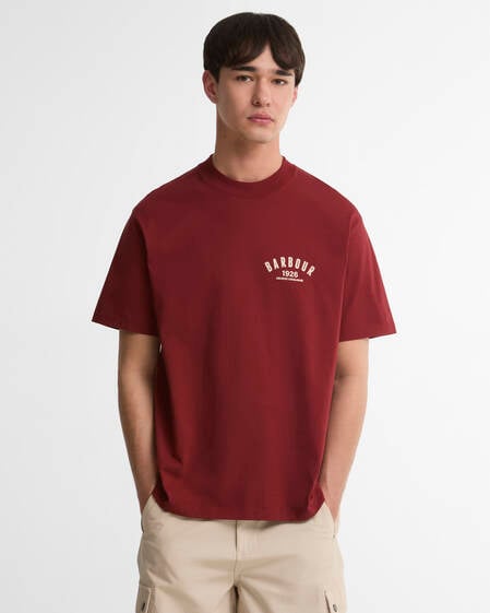 1926 Graphic Oversized T-Shirt Wine