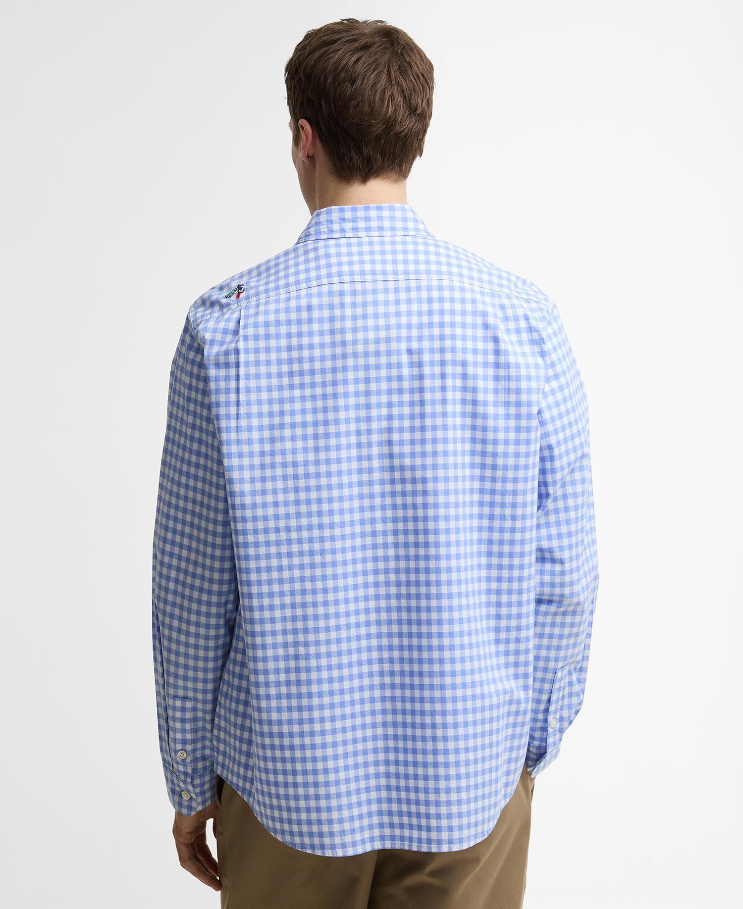 Paul Smith Loves Barbour Hemd Rawling Gingham Mid Blue
