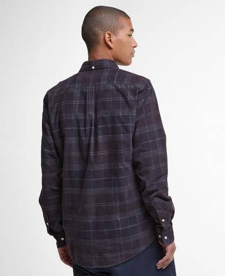 Blair Tailored Long-Sleeved Shirt Midnight Oak Tartan