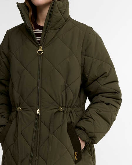 Barbour Winterjacke Tanfield Olive/Shadow Classic