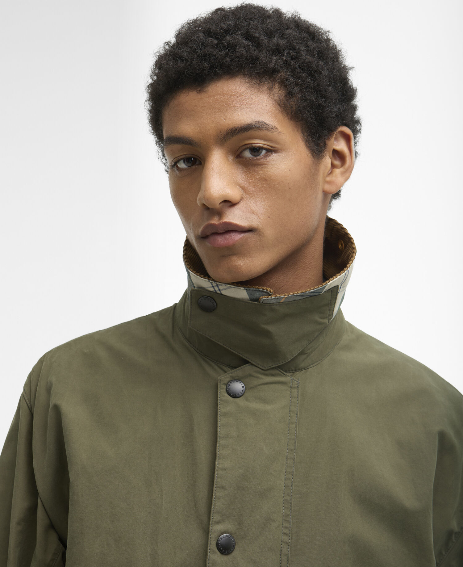 Icons Border Casual Jacket Ivy Green