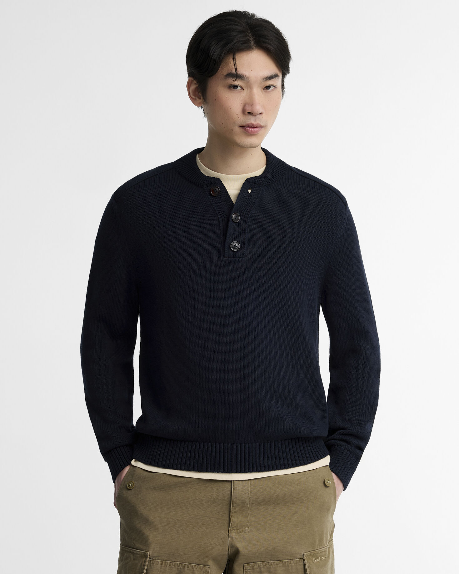 Saltwick Half-Zip Jumper Navy