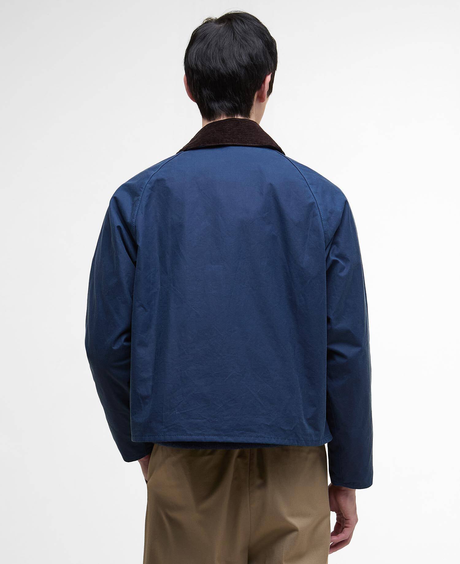Spey Slim Waxed Jacket Washed Cobalt image number 2