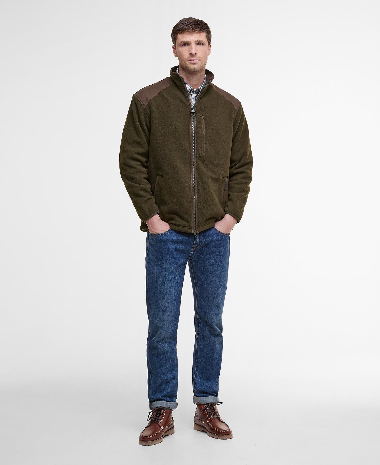 Active Fleece Jacket Olive