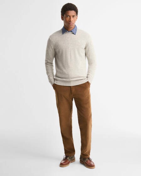 Felpa girocollo Essential Lt Grey Marl