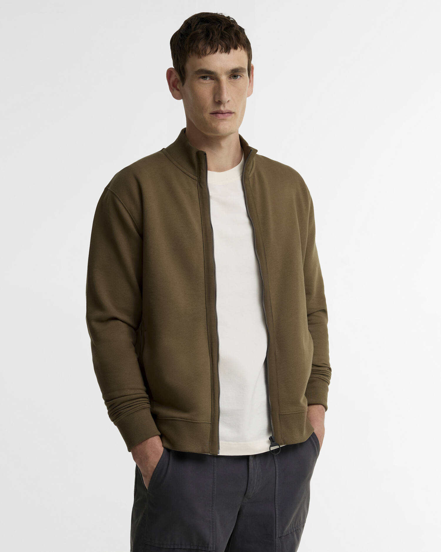 Barbour Cardigan Caldbeck Beech image number 0
