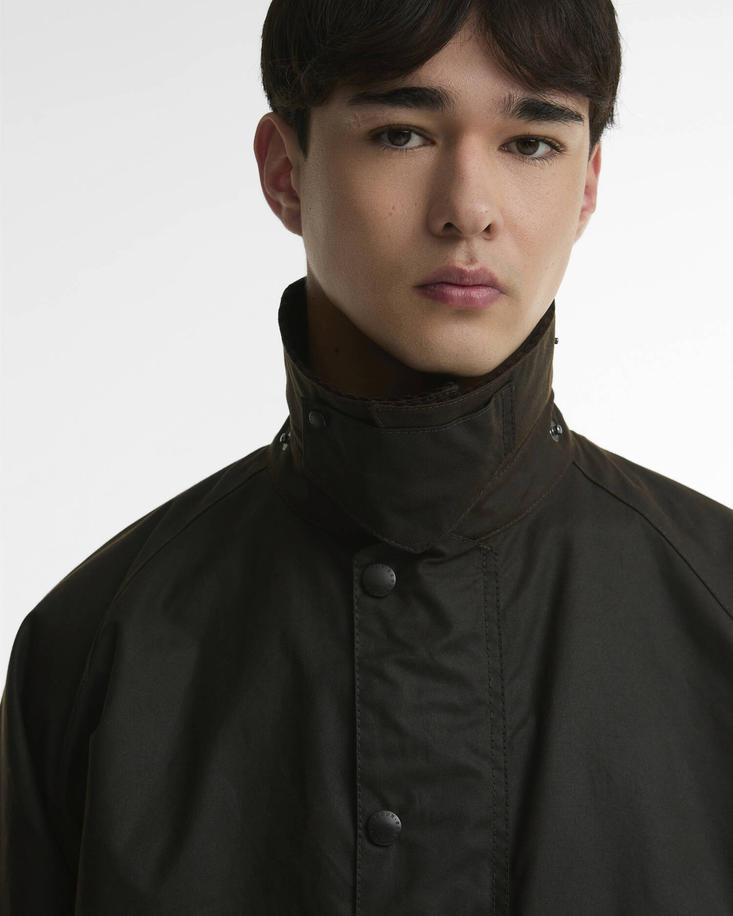 Wachsjacke OS Transport Dark Brown image number 3
