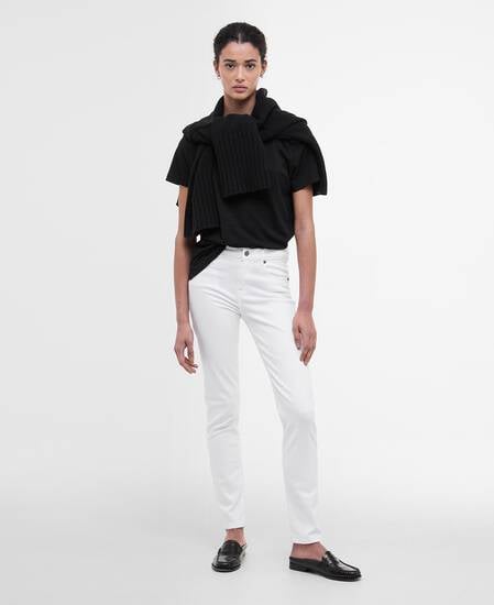 Essential Slim Trousers Classic White