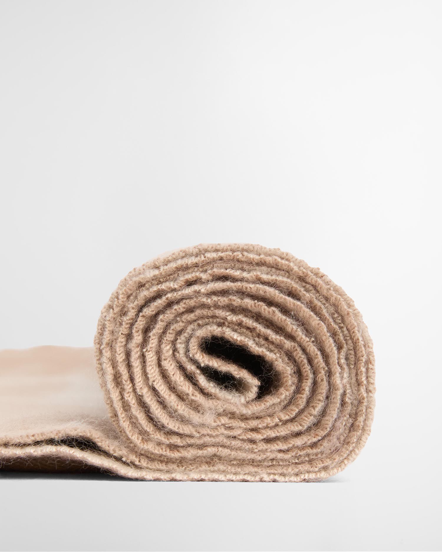 Milla Logo Wrap Scarf Camel