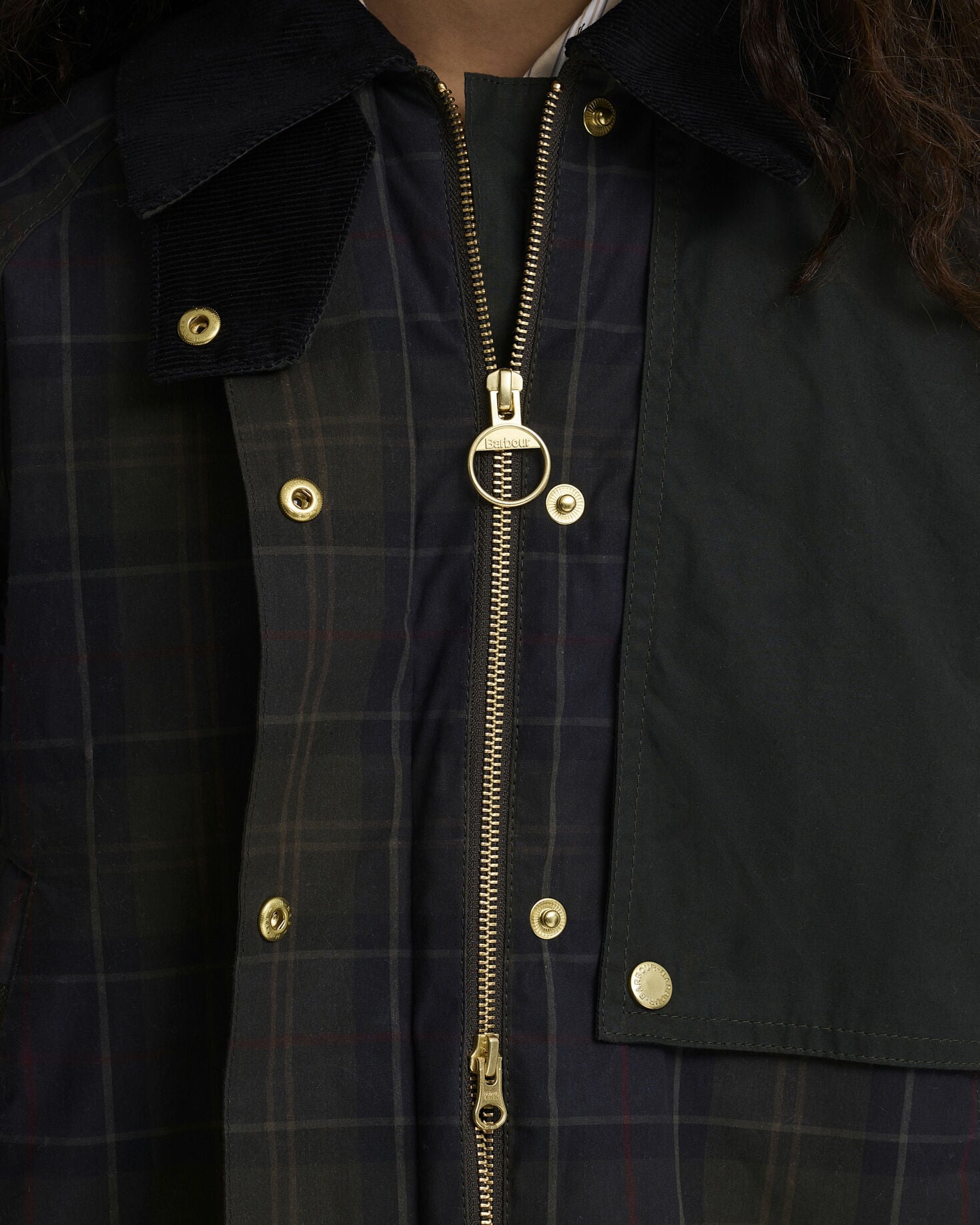 Truro Check Casual Jacket Shadow Classic/Dk Fern/Mixed Tartan