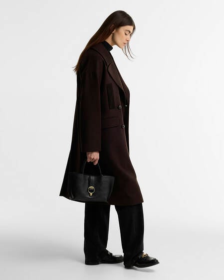 Vivian Wool Coat Rustic/Shadow Classic