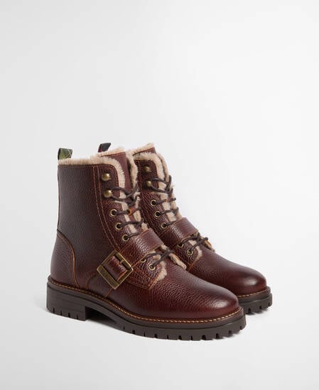 Pendle Leather Boots Brown