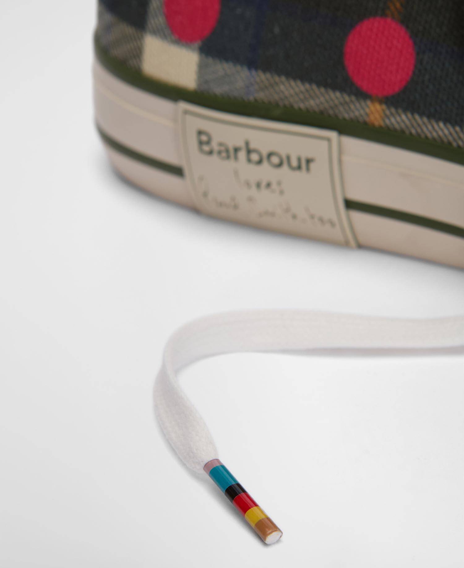 Paul Smith Loves Barbour Women's Plimsolls Ancient Tartan image number 4