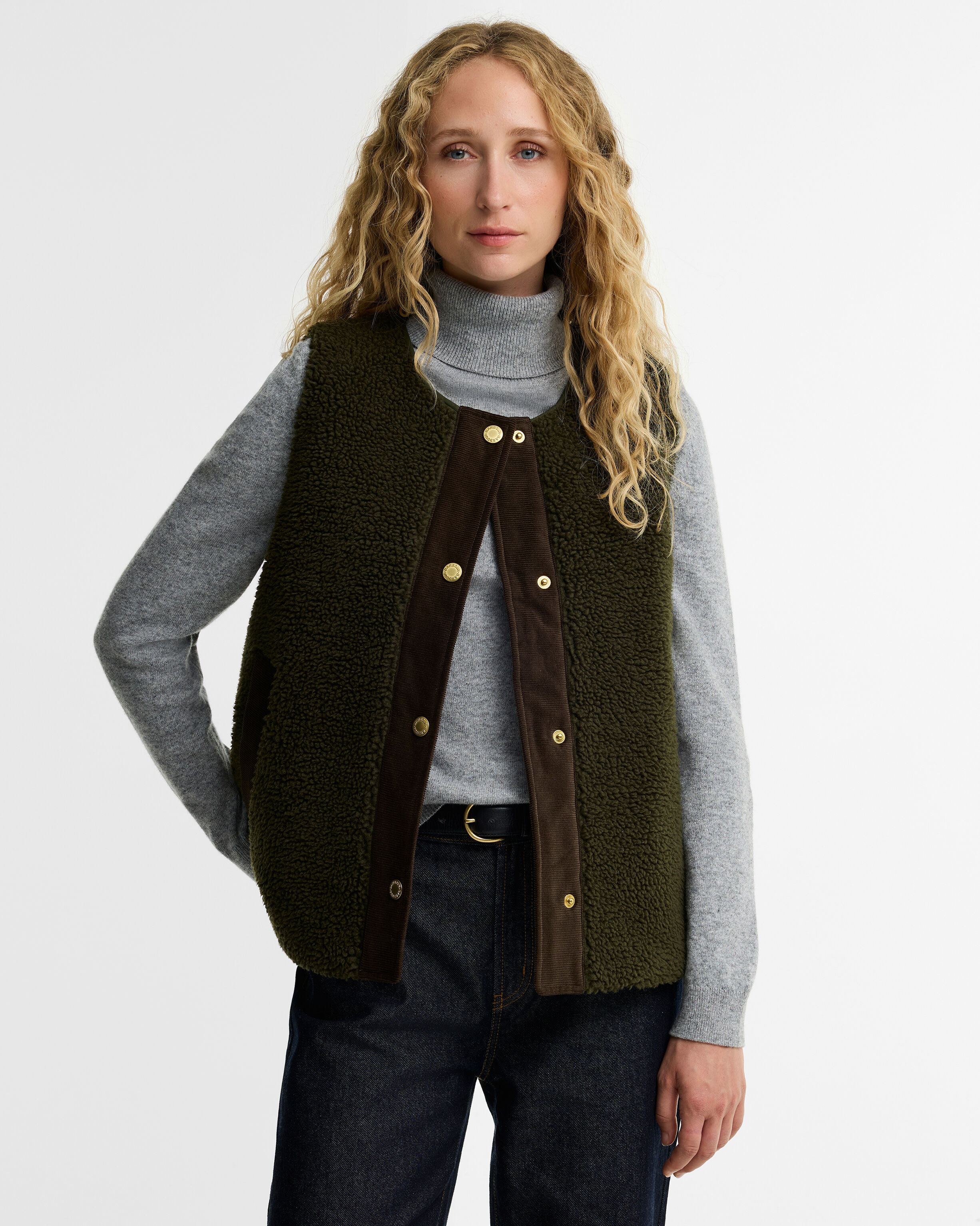Dulsie Teddy Liner Olive-Ancient