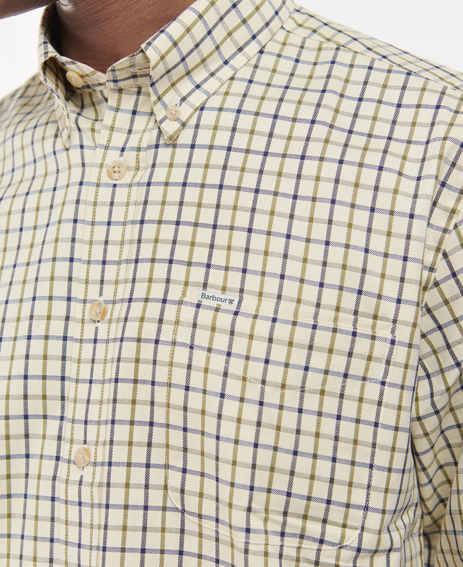 Sporting Regular Long-Sleeved Shirt Navy-Olive