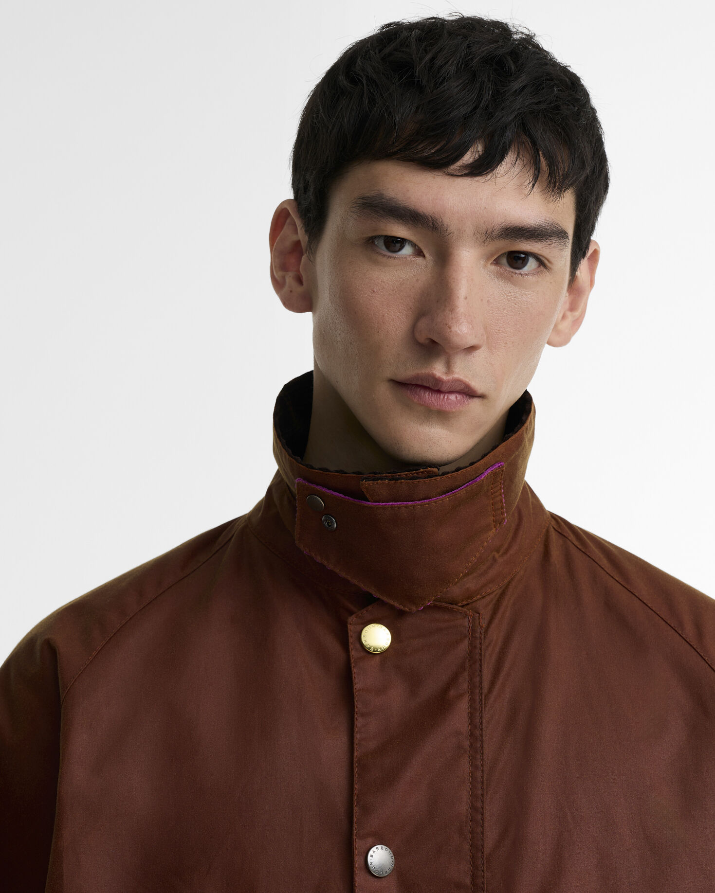 Paul Smith Loves Barbour Key Transport Waxed Jacket Russet