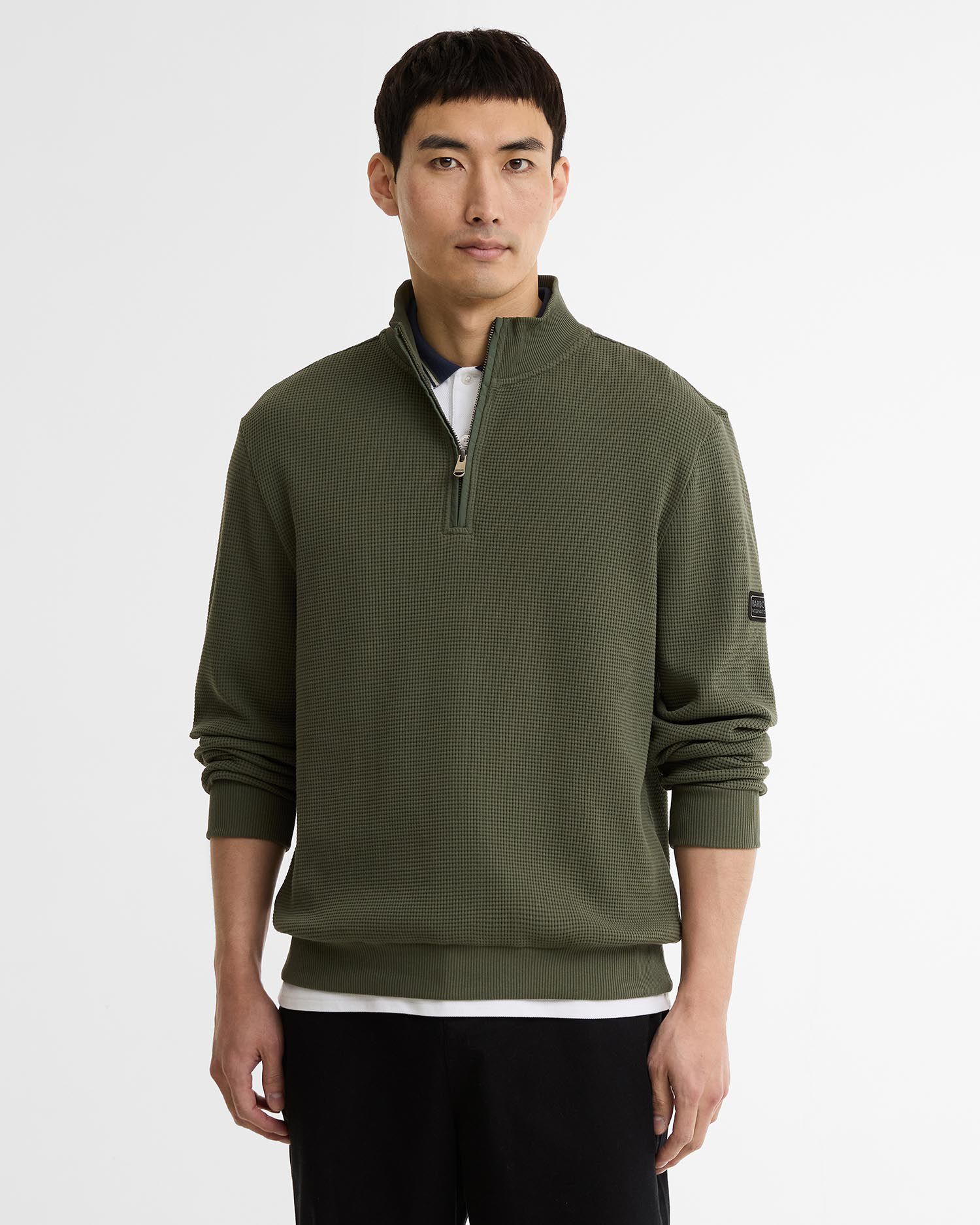 Bewley Quarter-Zip Sweatshirt Thyme