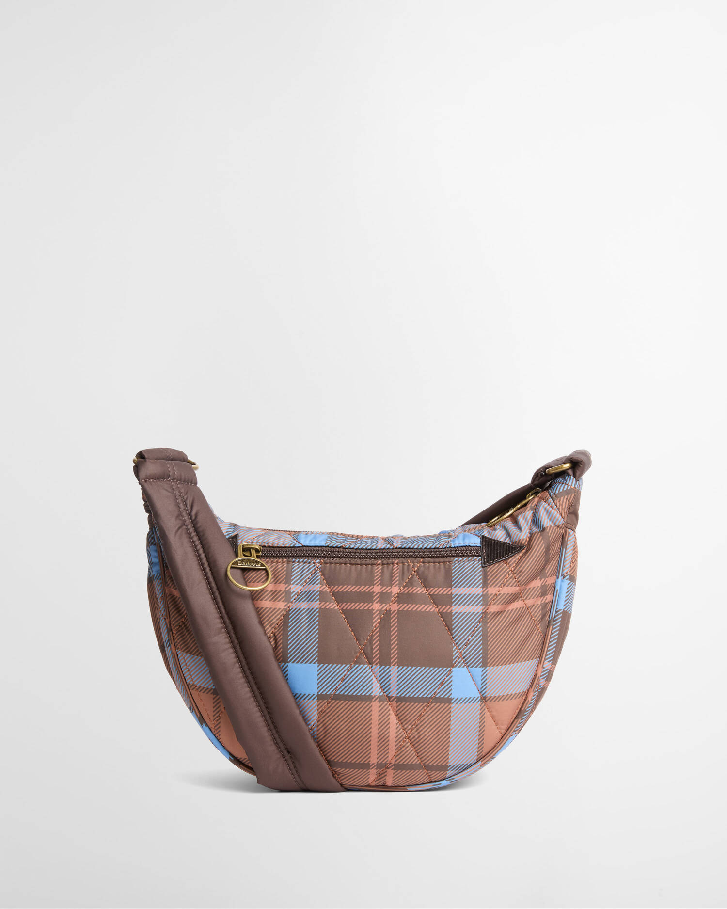 Barbour FARM Rio Fernanda Small Sling Bag Tropical Tea Tartan image number 2