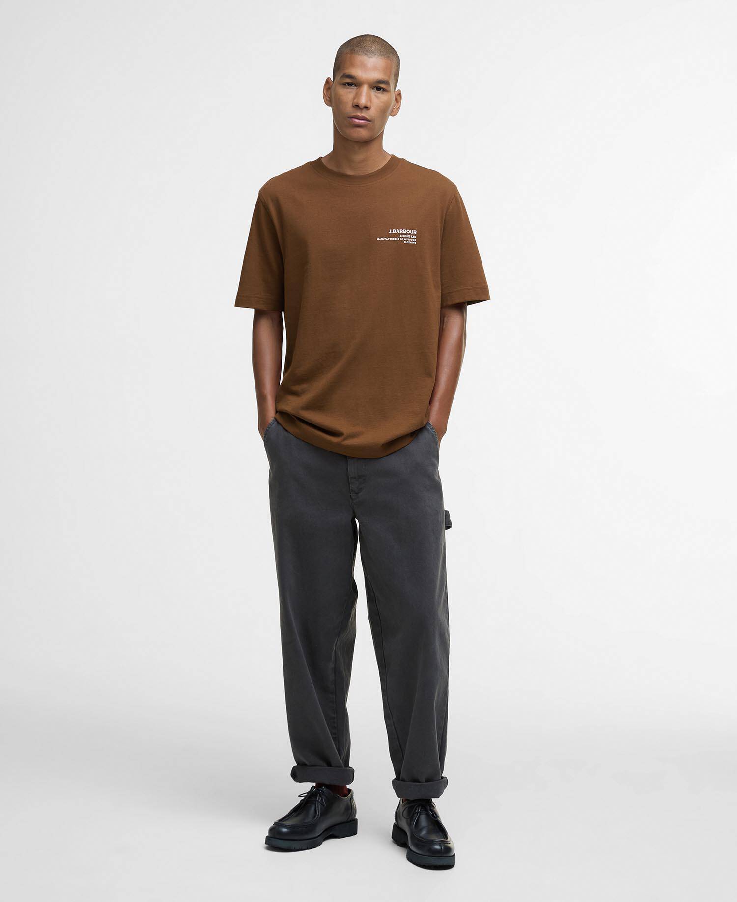 T-Shirt Parkend Photographic Relaxed Graphic Umber image number 1