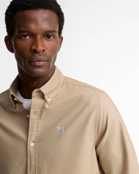 Camicia sartoriale Oxford Washed Stone