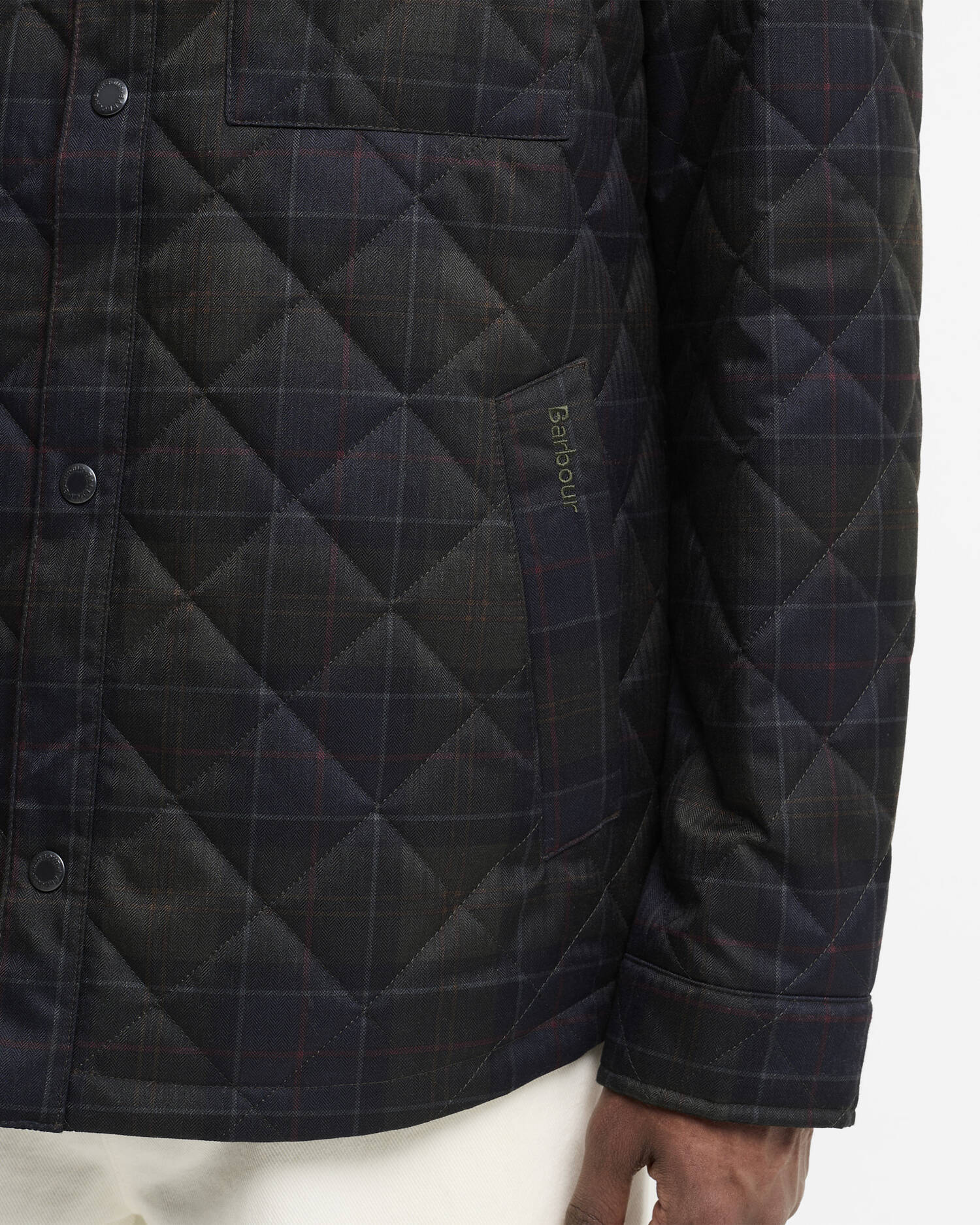 Tartan Shirt Quilted Jacket Shadow Classic image number 4