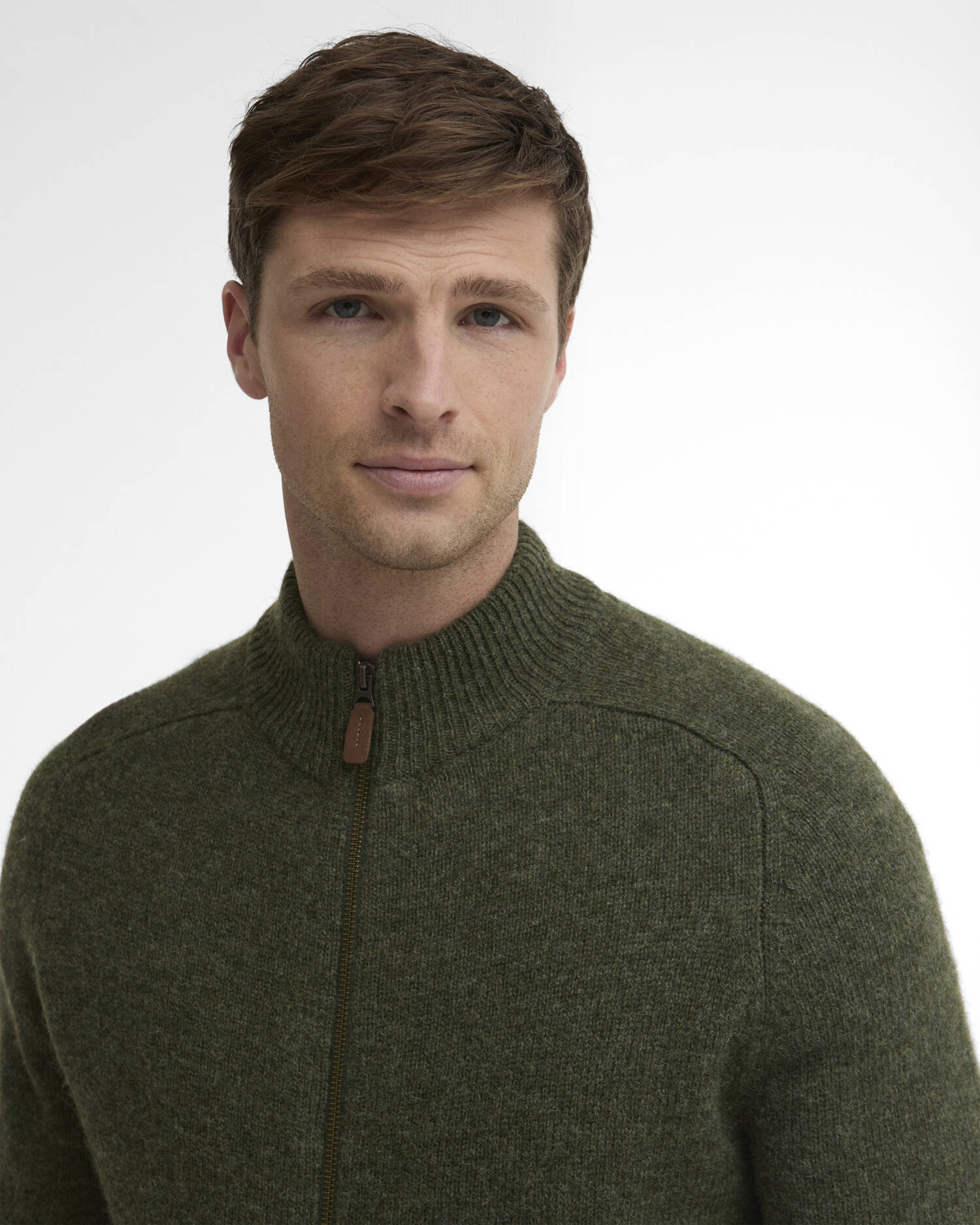 Talder Zip-Up Jumper Sage image number 3