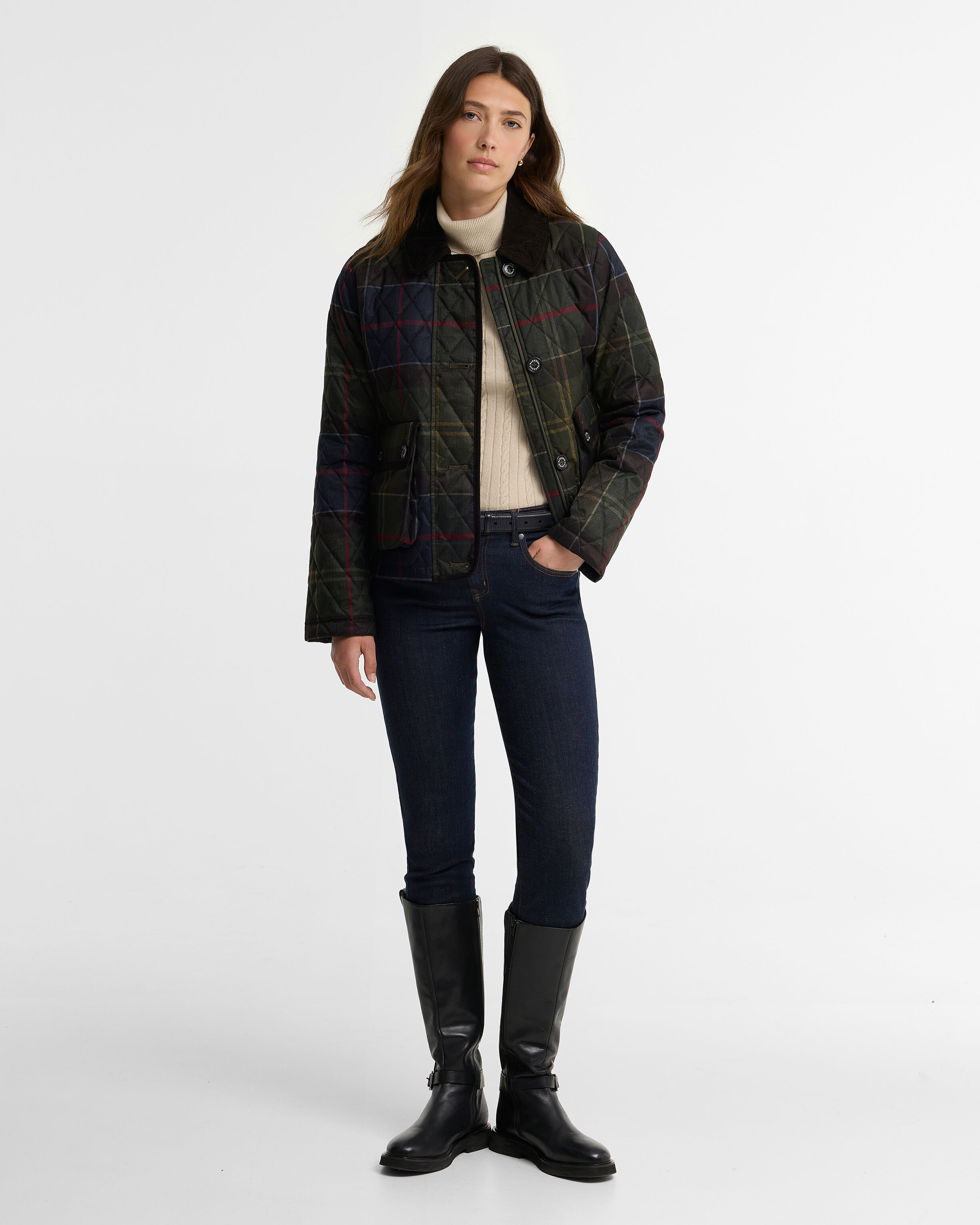Steppjacke Loudon Tartan