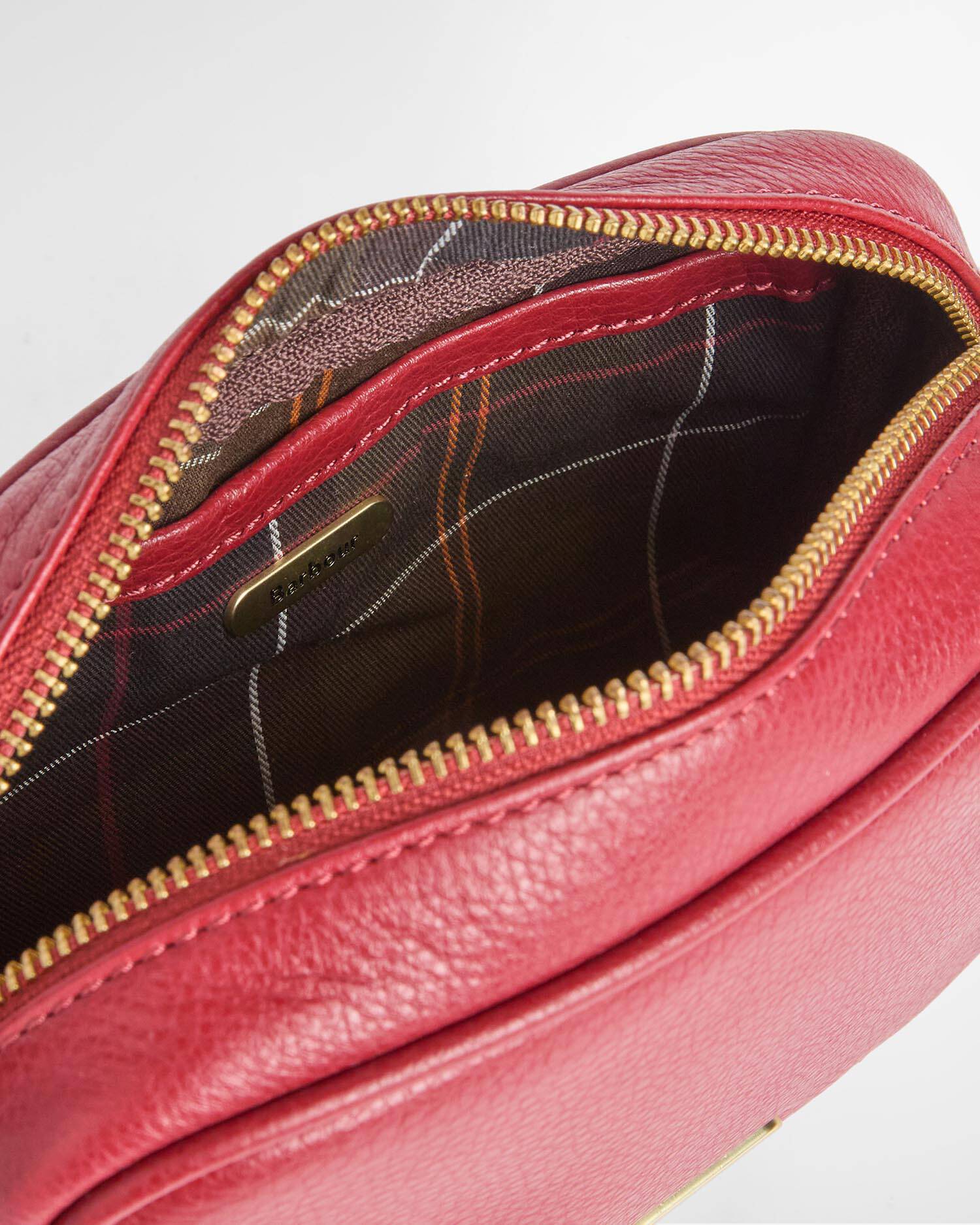 Barbour Ledertasche Daphne Mini Red image number 3