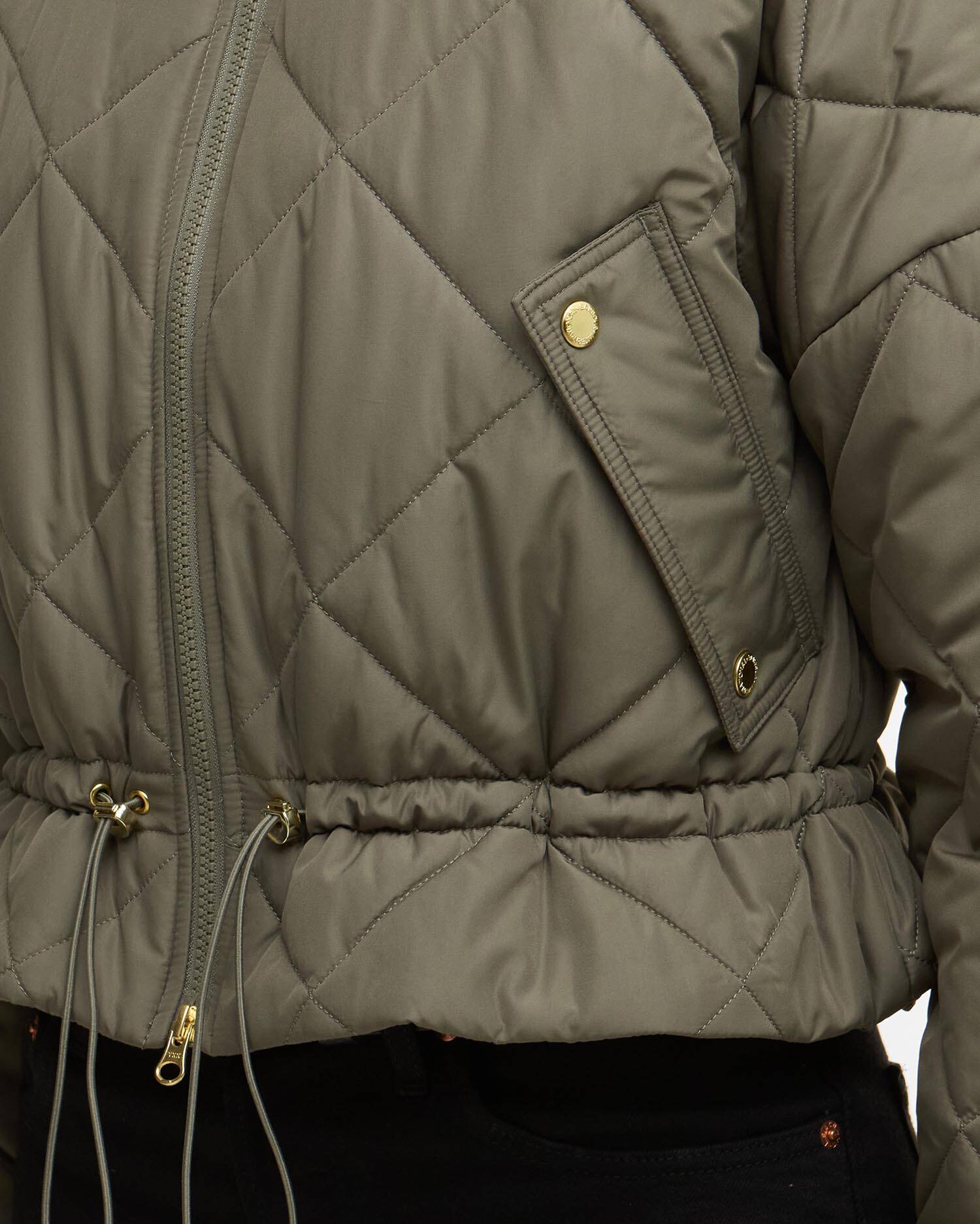 Pagan Quilted Jacket Dusky Khaki image number 4