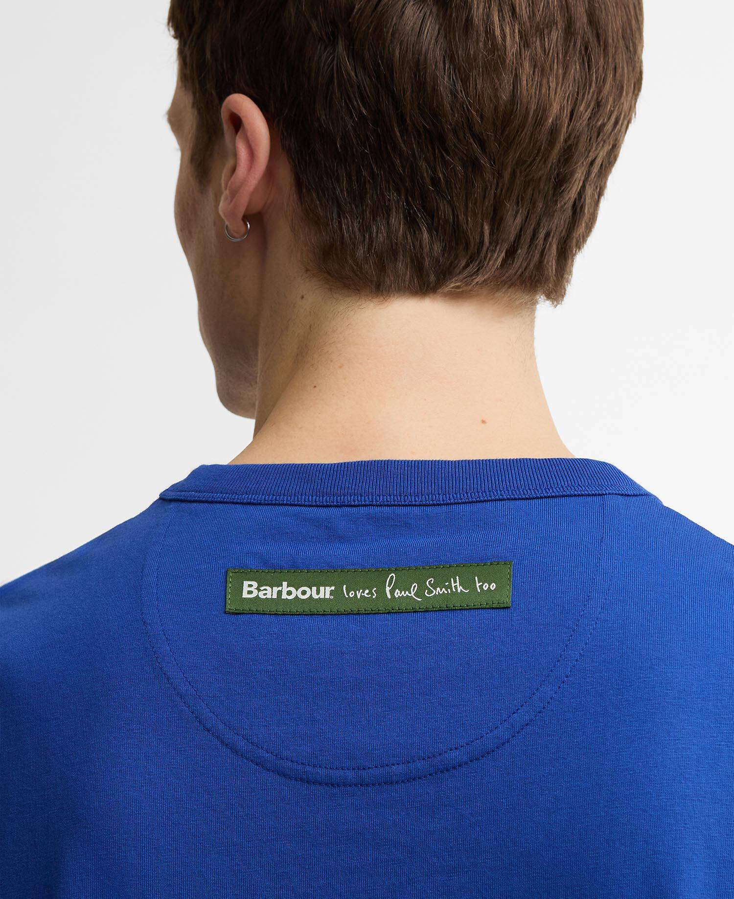 Paul Smith Loves Barbour Scoop T-Shirt Royal image number 4