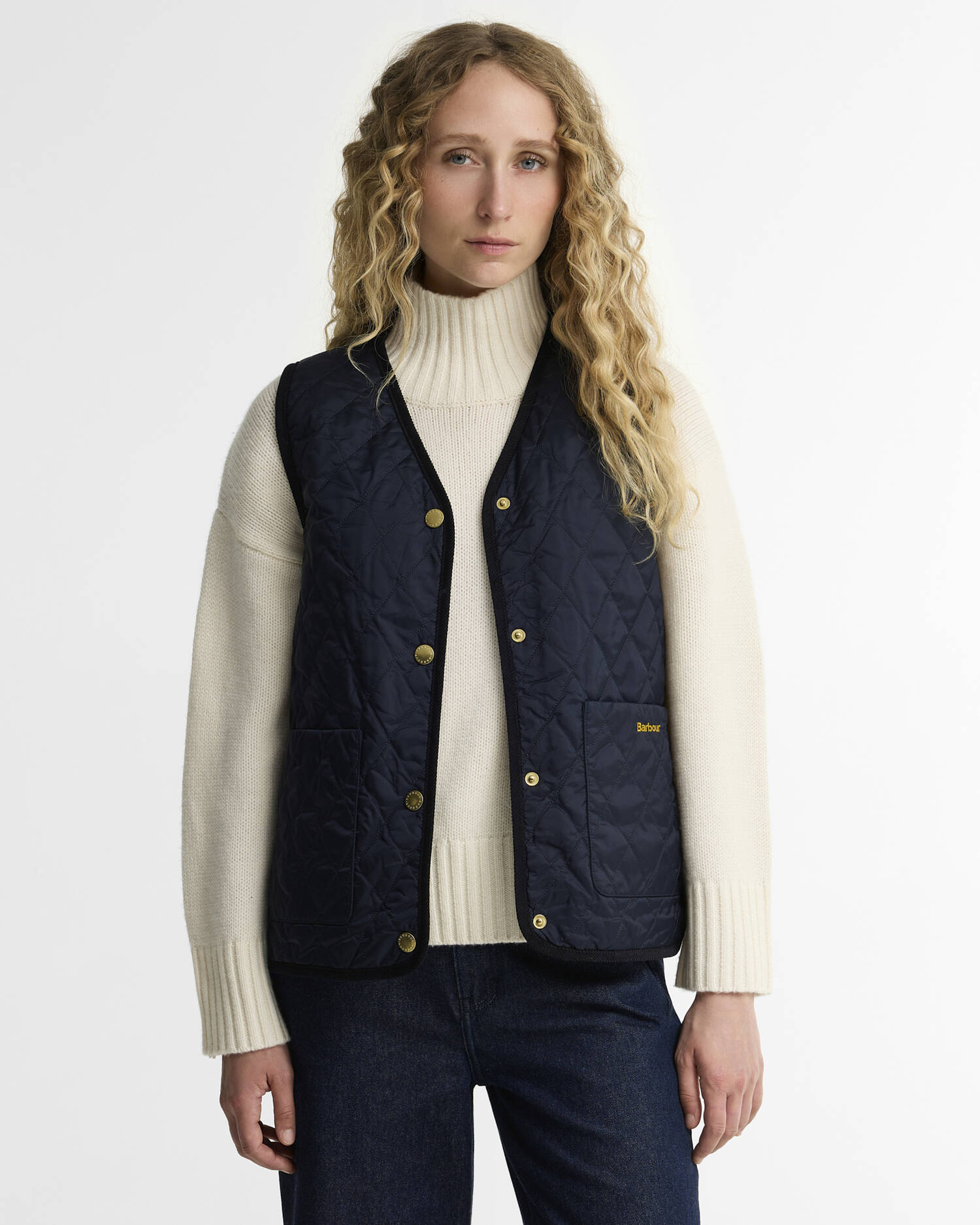 Barbour Innenfutter Reimagined Icons Reversible Tartan Dark Navy/Birchwood image number 0