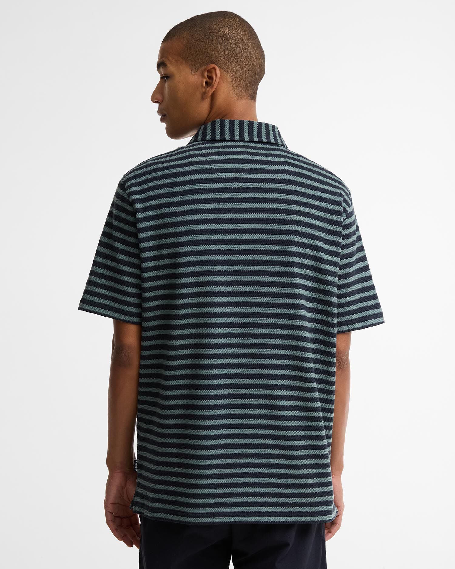 Poloshirt Farlam Striped Tailored Navy