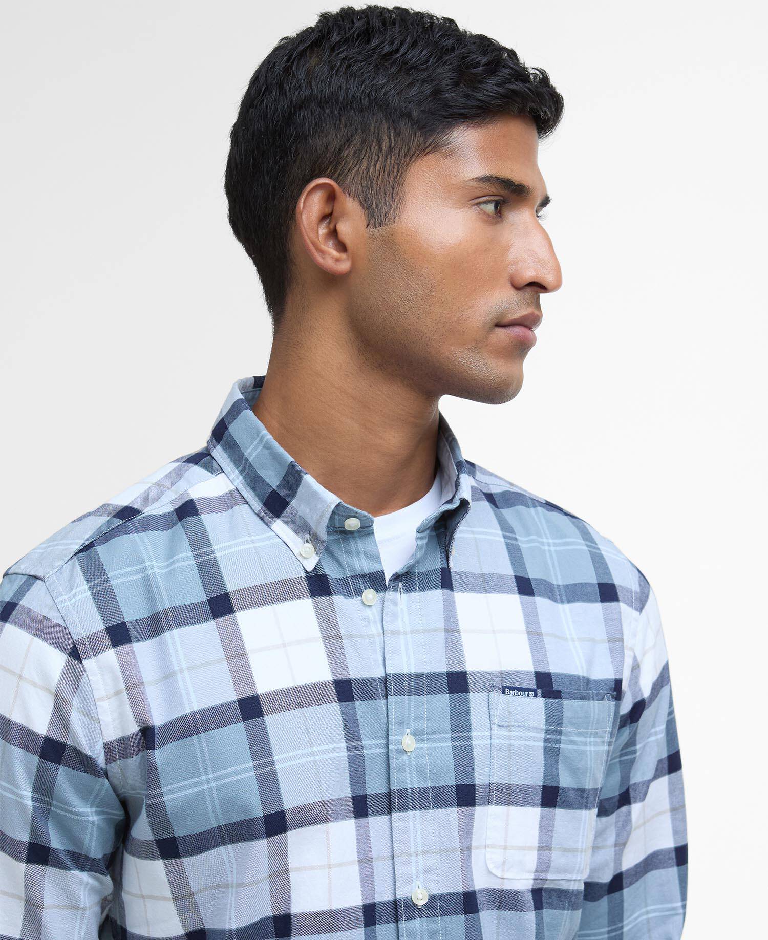 Lewis Tailored Long-Sleeved Shirt Northshore Tartan image number 3
