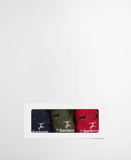 Dock Socks Gift Set Navy/Red/Green
