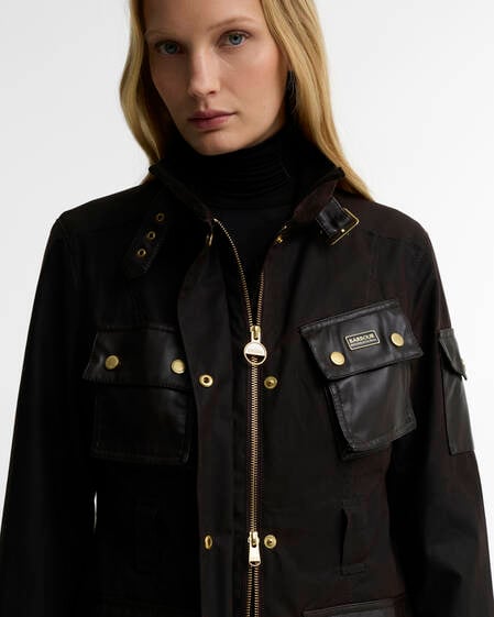 International Heritage Waxed Jacket Rustic/Truffle Northumberland Check