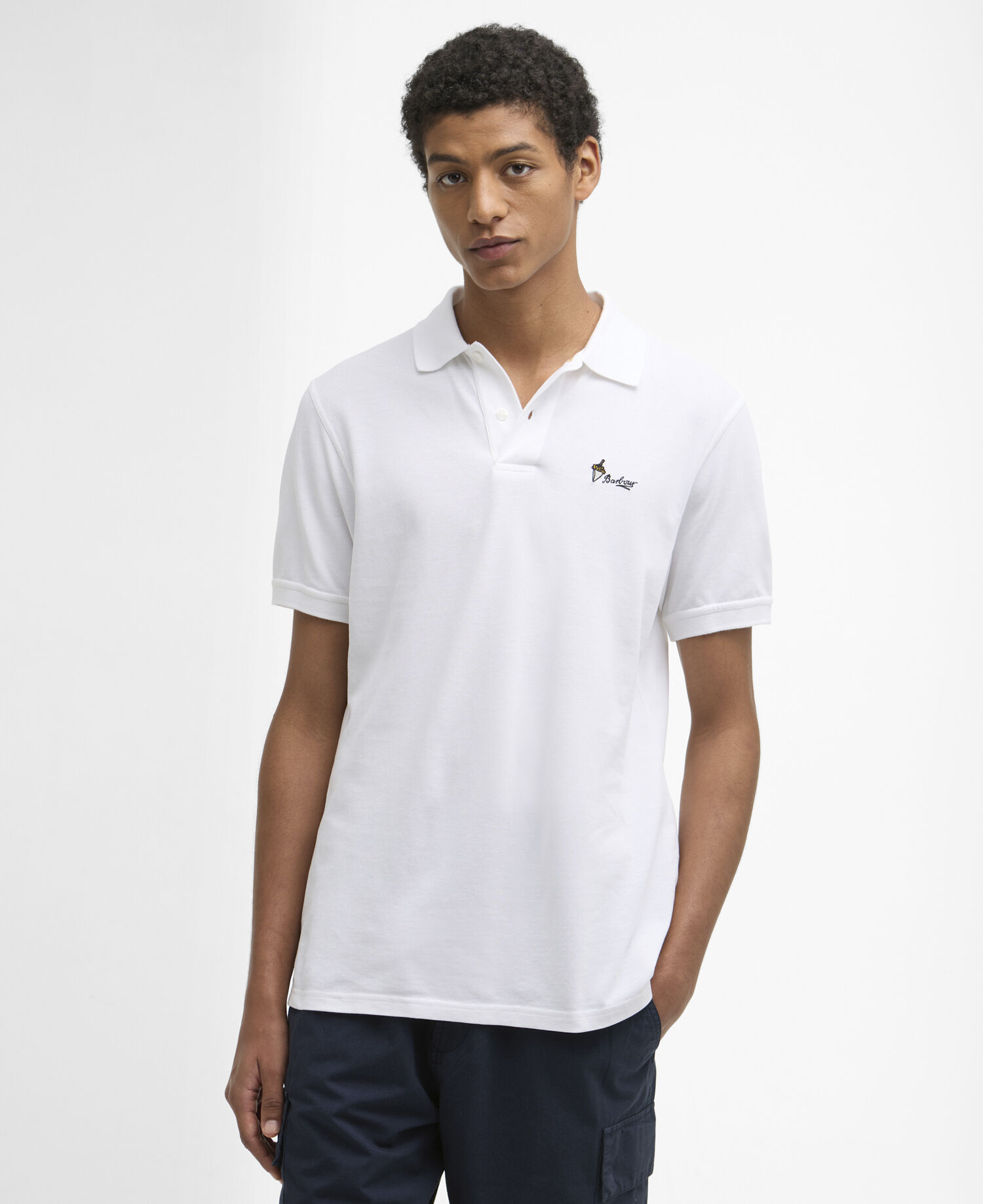 Comebe Tailored Polo Shirt White