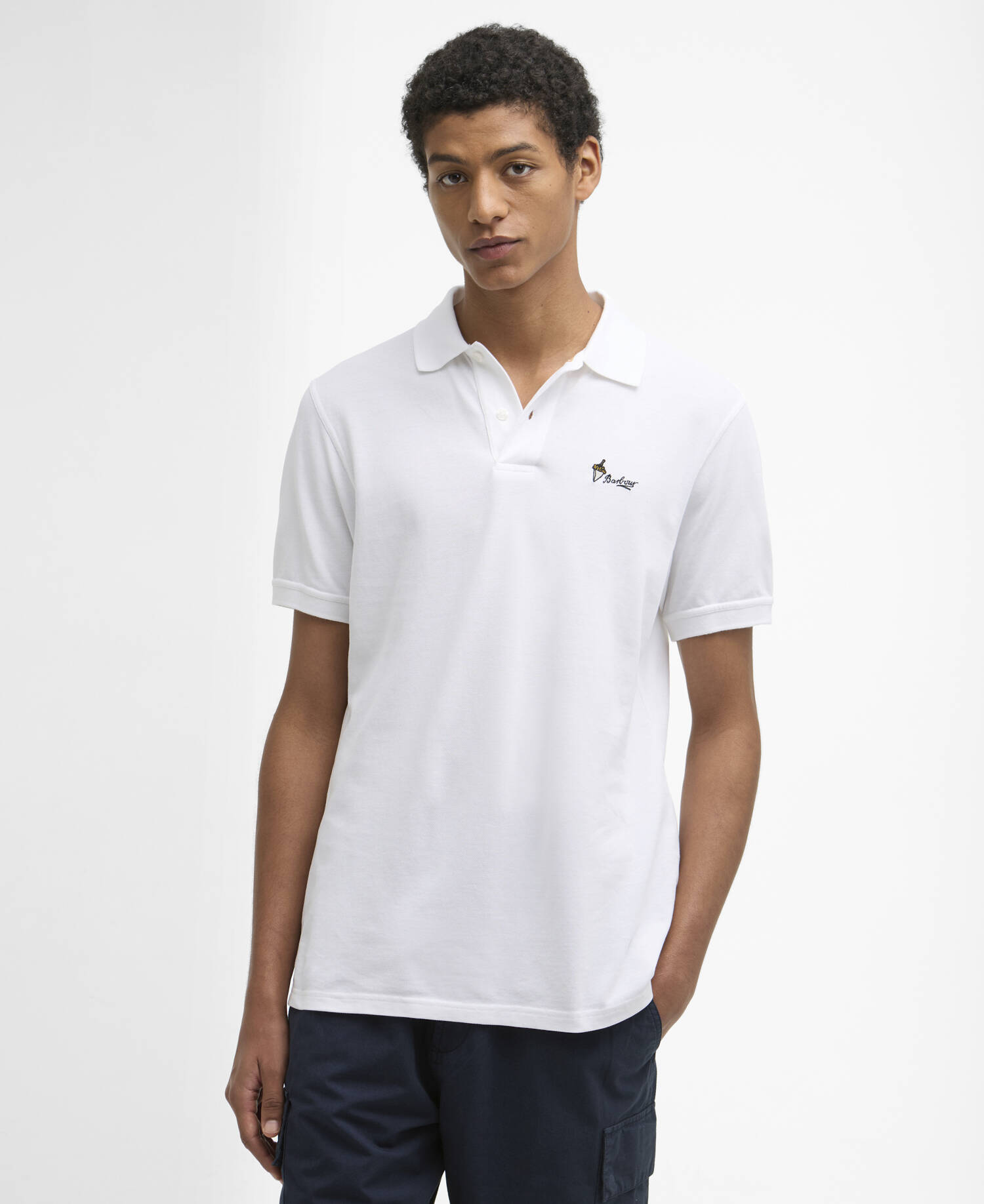 Comebe Tailored Polo Shirt White image number 0