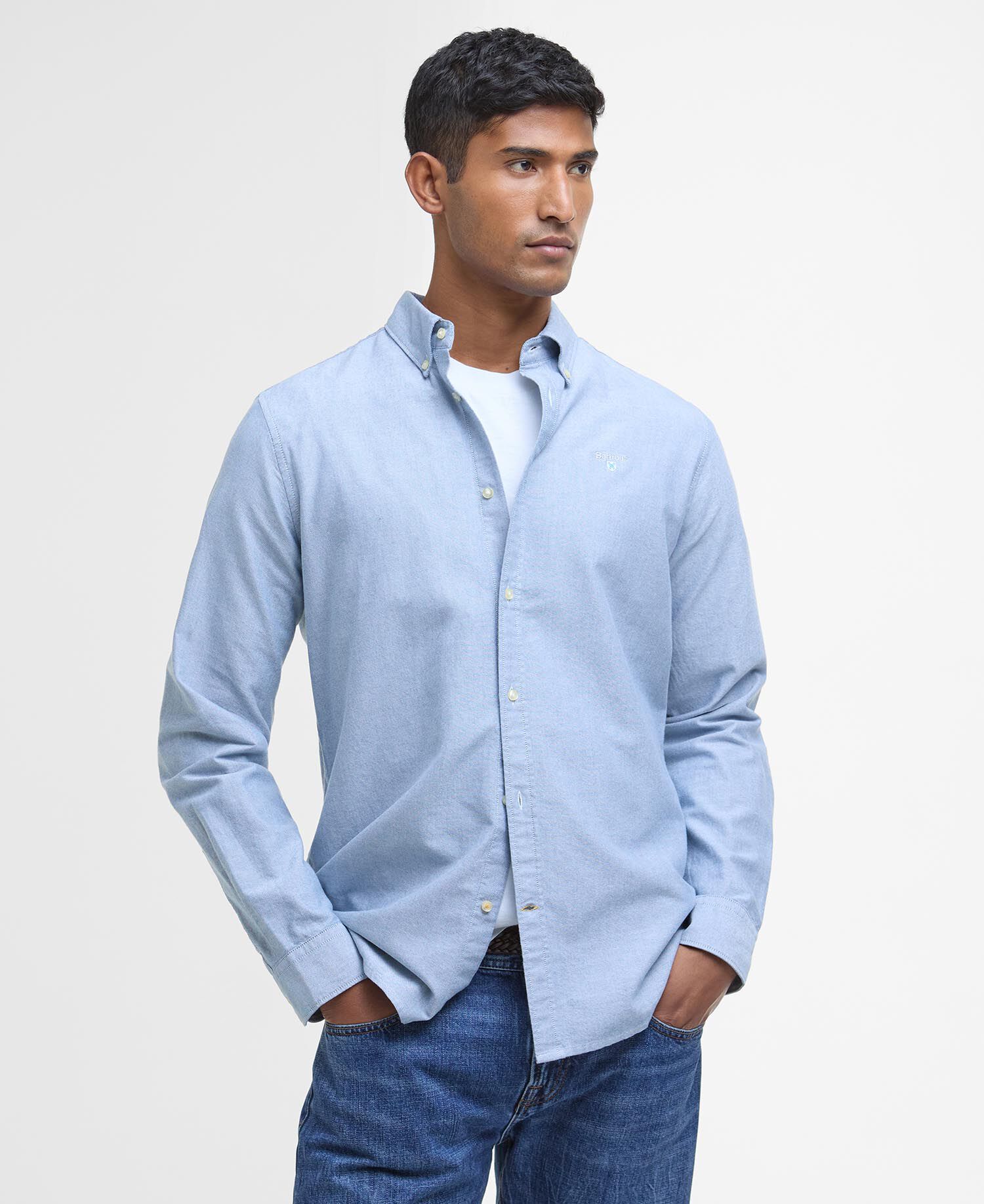 Oxford Tailored Long-Sleeved Shirt Midnight