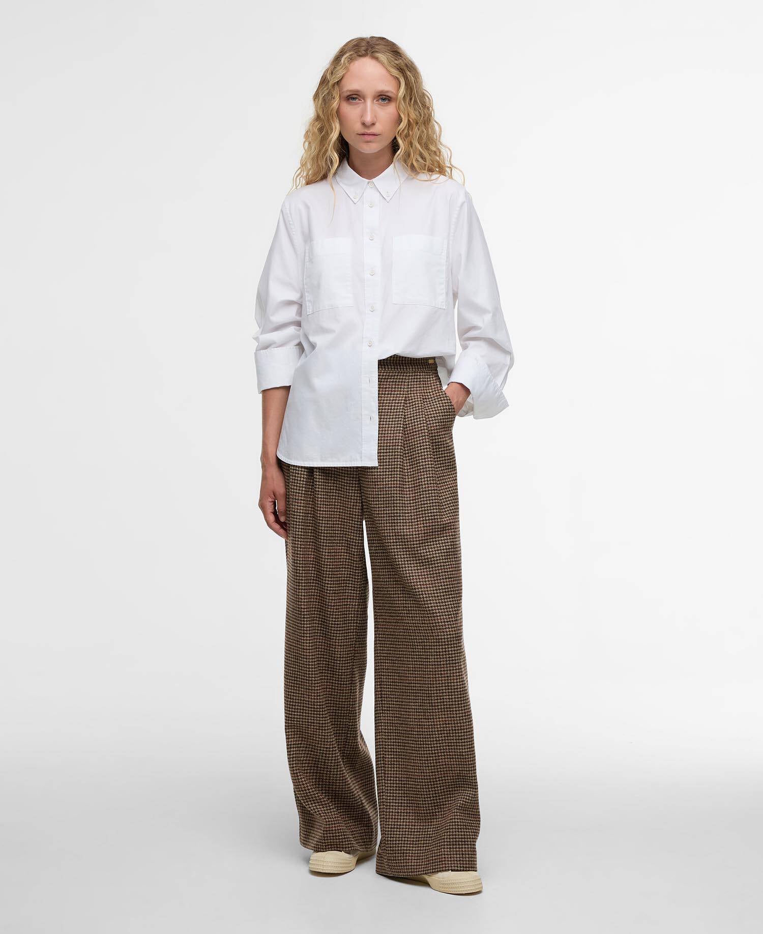 Camicia a maniche lunghe Wren White image number 1