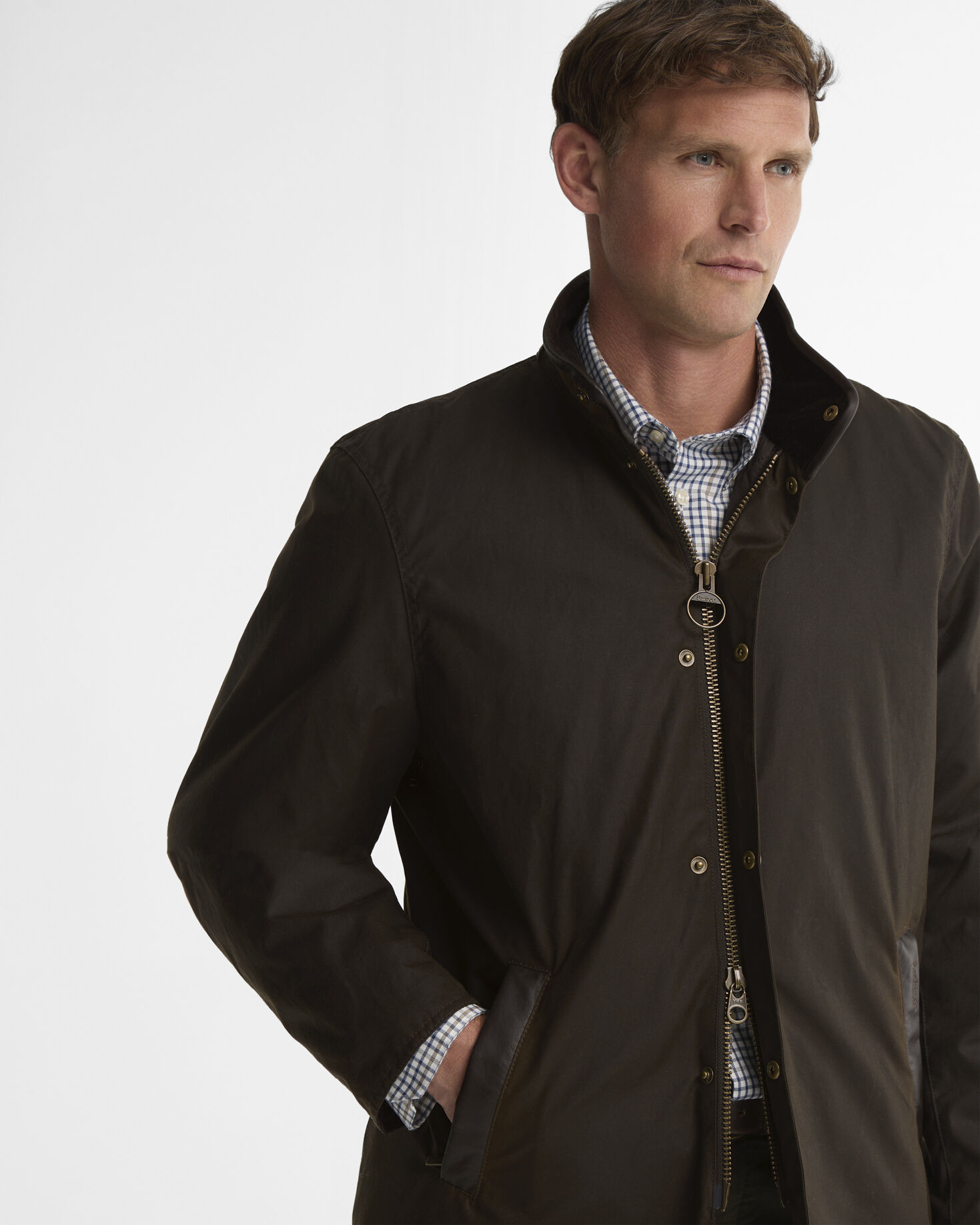 Giacca cerata Crayton Olive