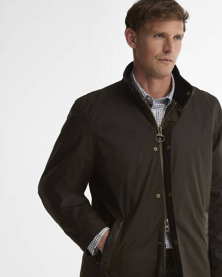 Giacca cerata Crayton Olive