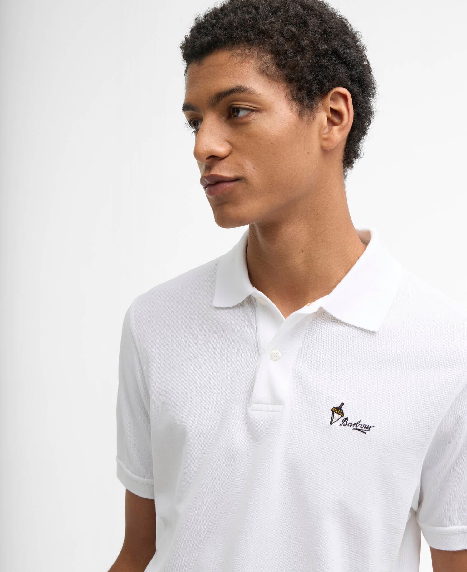 Comebe Tailored Polo Shirt White image number 3
