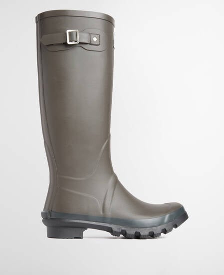 Barbour x A.P.C. Gummistiefel Herren Dark Sage