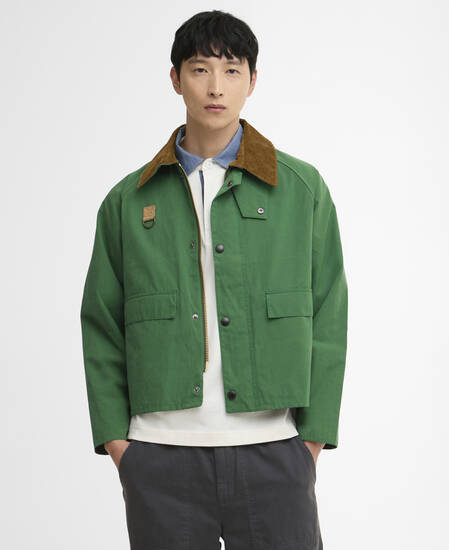 Jacke Spey Oversized Casual Racing Green