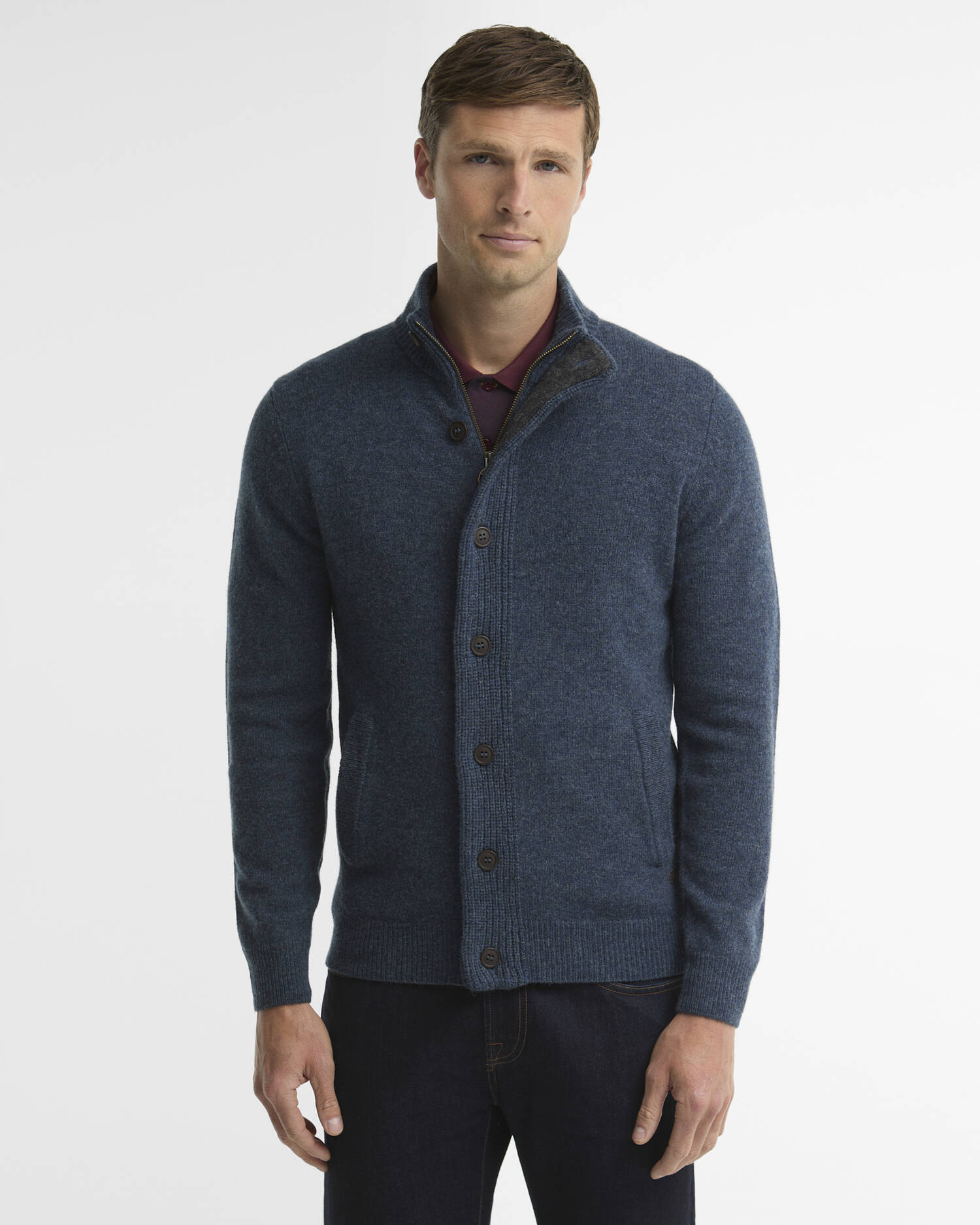 Barbour Essential Elbow-Patch Cardigan
