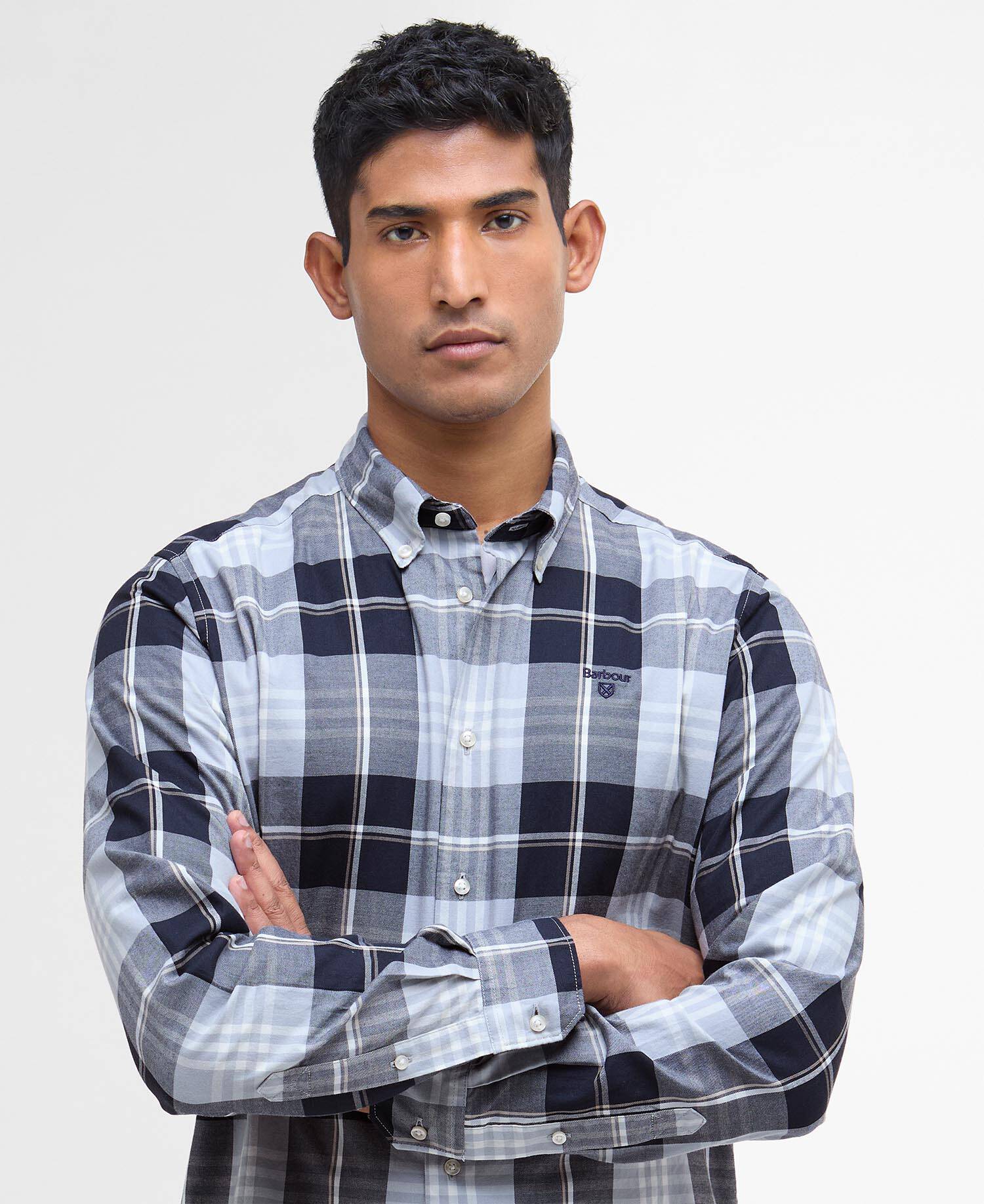 Edgar Tailored Long-Sleeved Shirt Mineral Blue image number 3